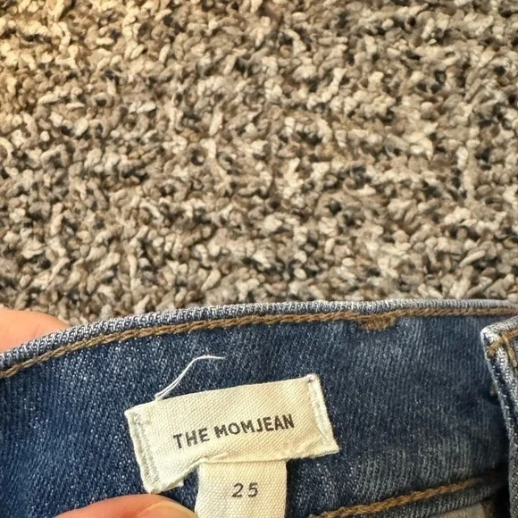 Madewell dark wash high waisted mom jeans - Picture 3 of 3